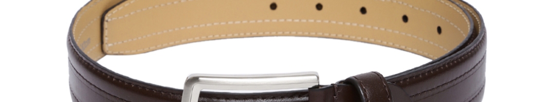 Buy Louis Philippe Men Brown Solid Belt - Belts for Men 1873324 | Myntra