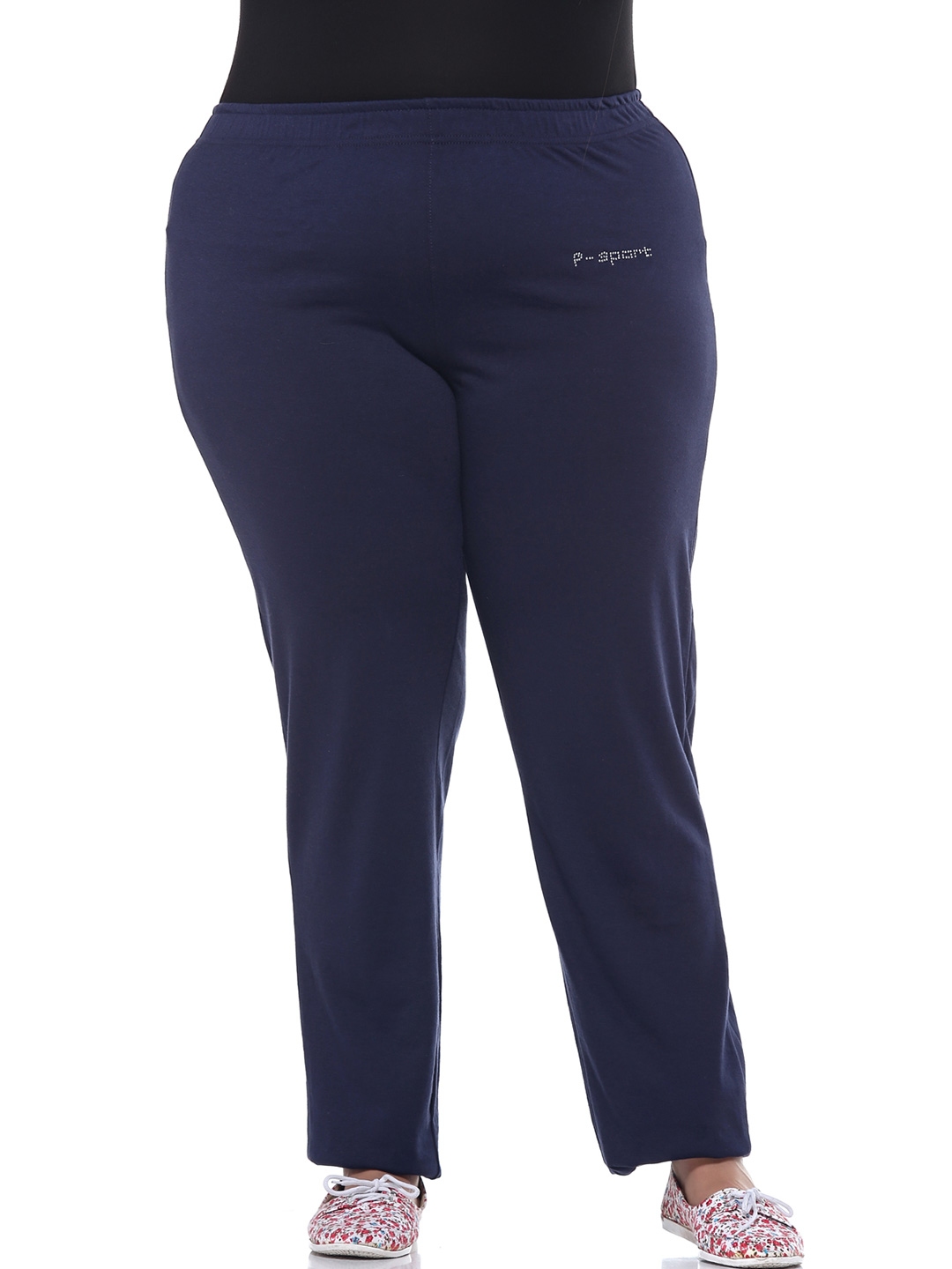 womens navy track pants
