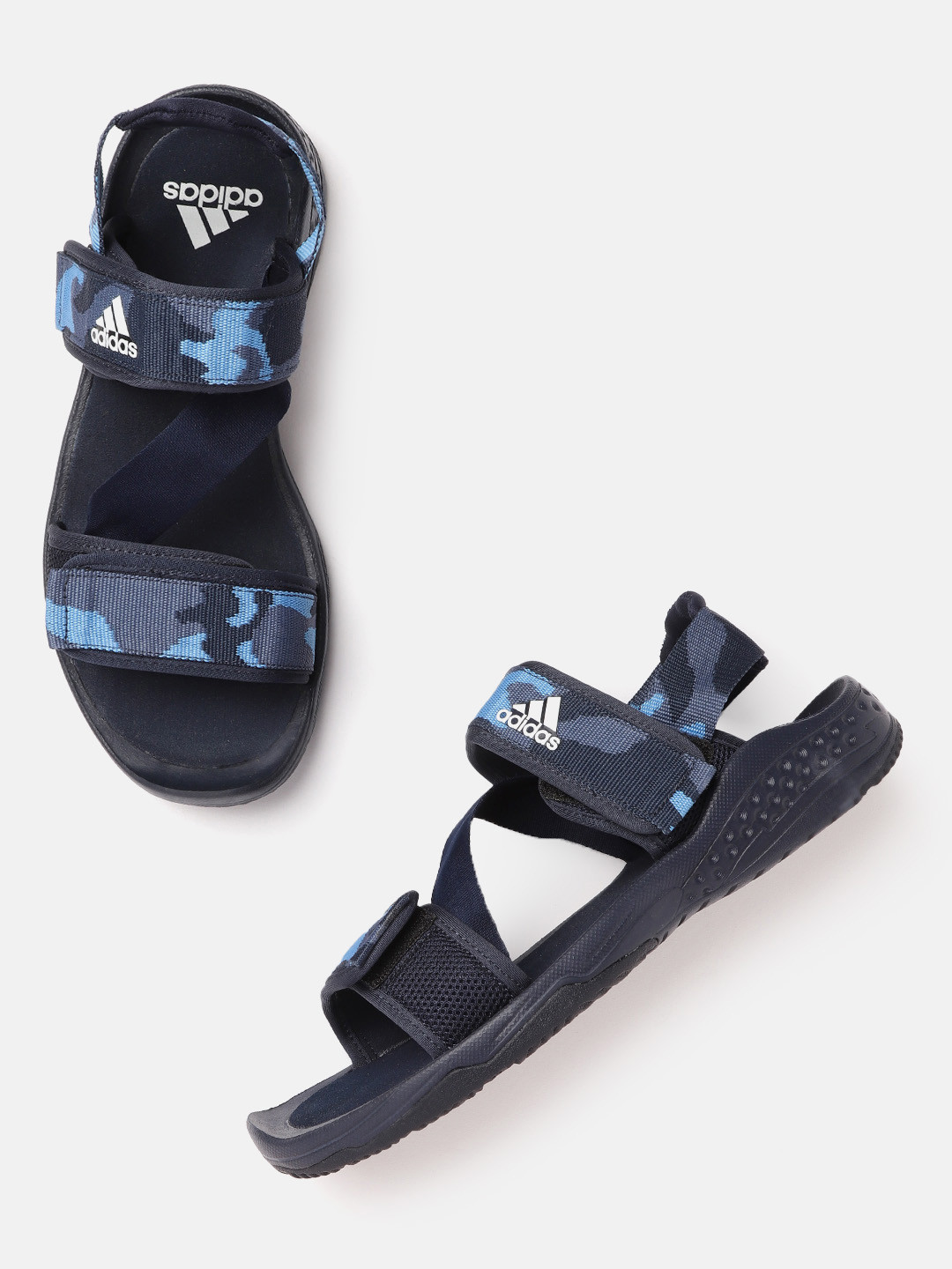 Buy ADIDAS Men Blue Camouflage Print Traso Sports Sandals Sports