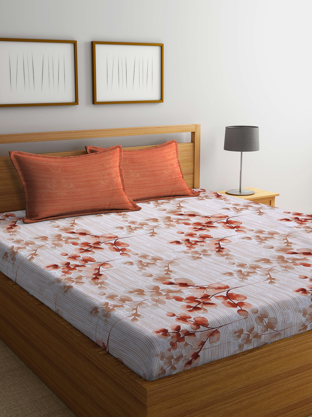 Buy BOMBAY DYEING Unisex Brown Bedsheets Bedsheets for Unisex