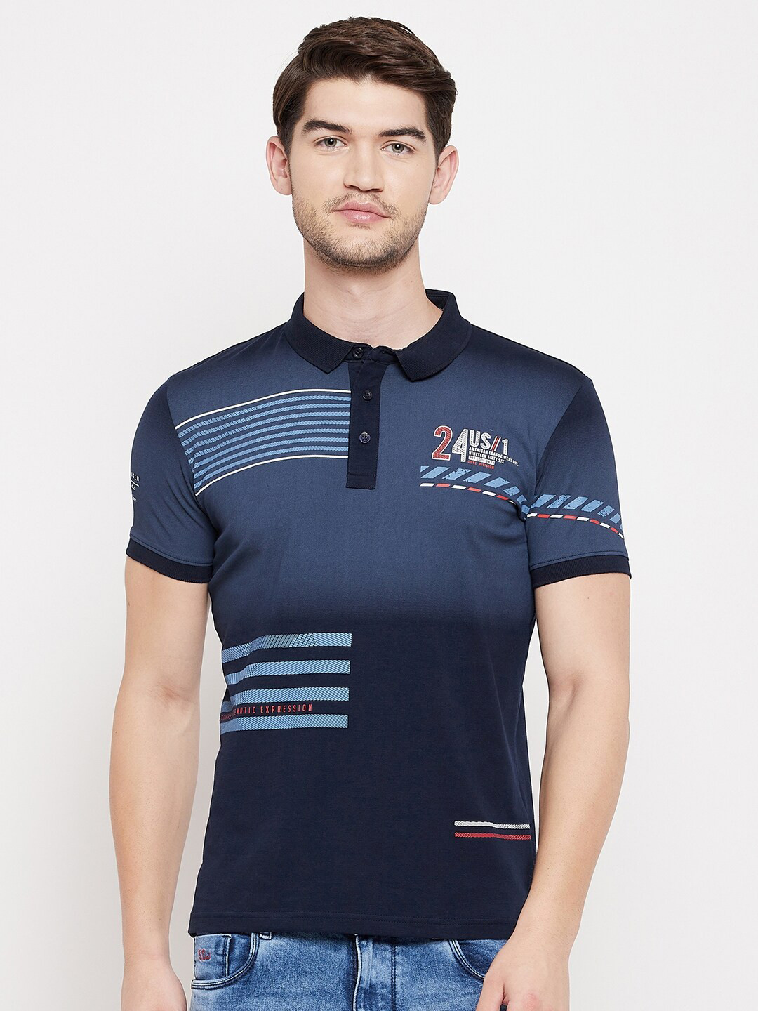 Blue Striped T-shirt