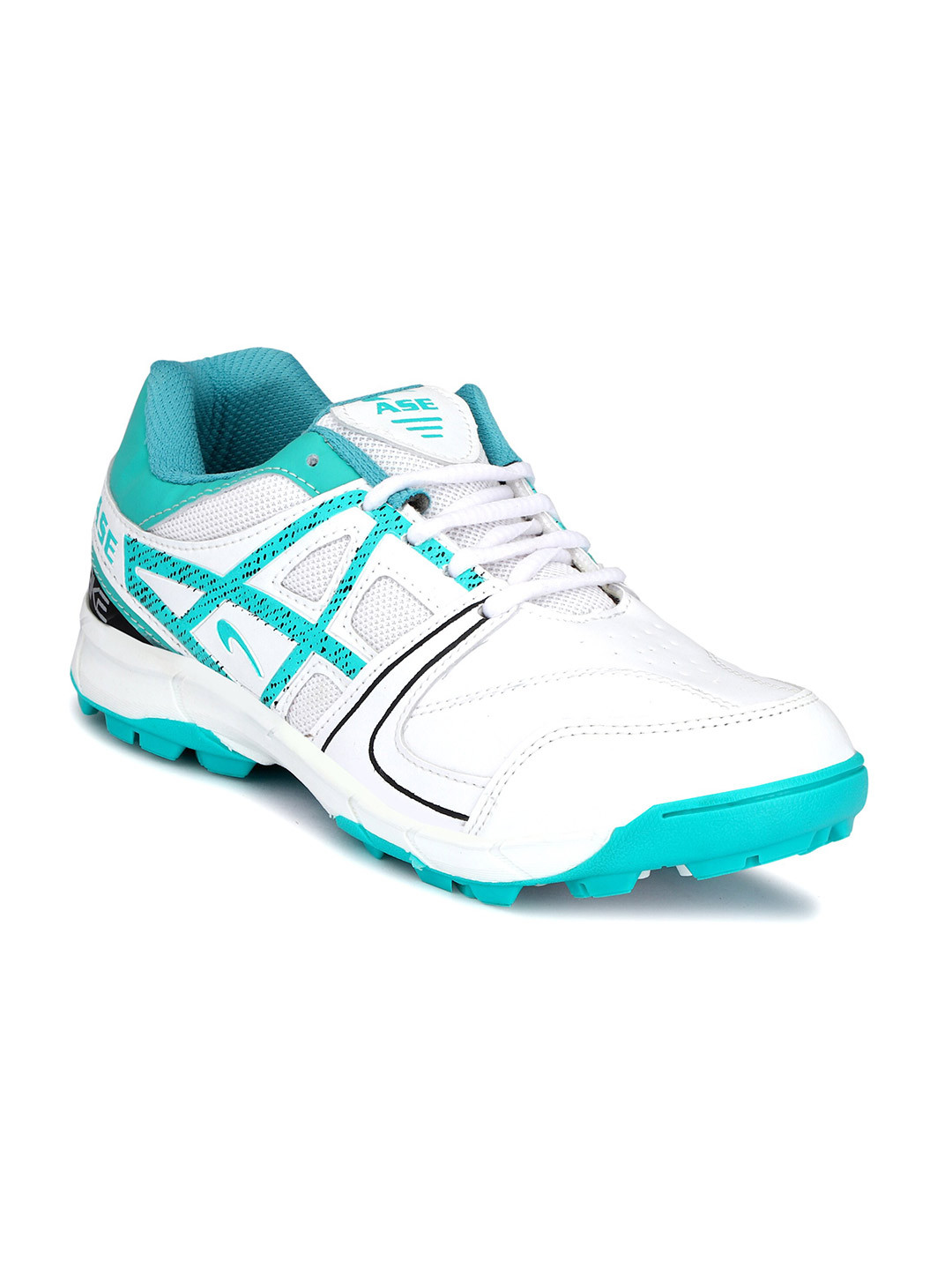Buy ASE Men Green Cricket Non Marking Shoes Sports Shoes for Men