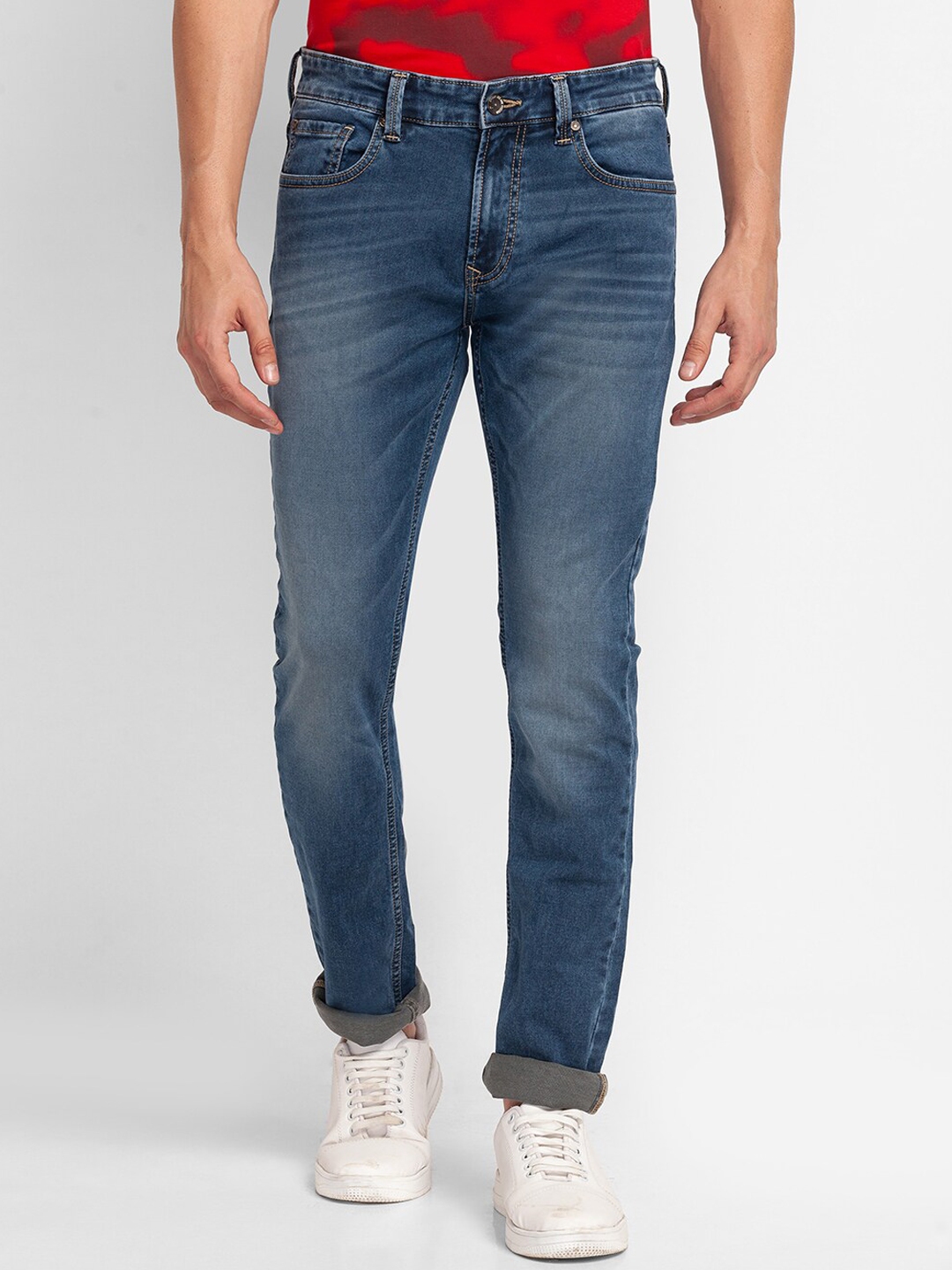 Buy SPYKAR Men Blue Light Fade Jeans - Jeans for Men 18763540 | Myntra