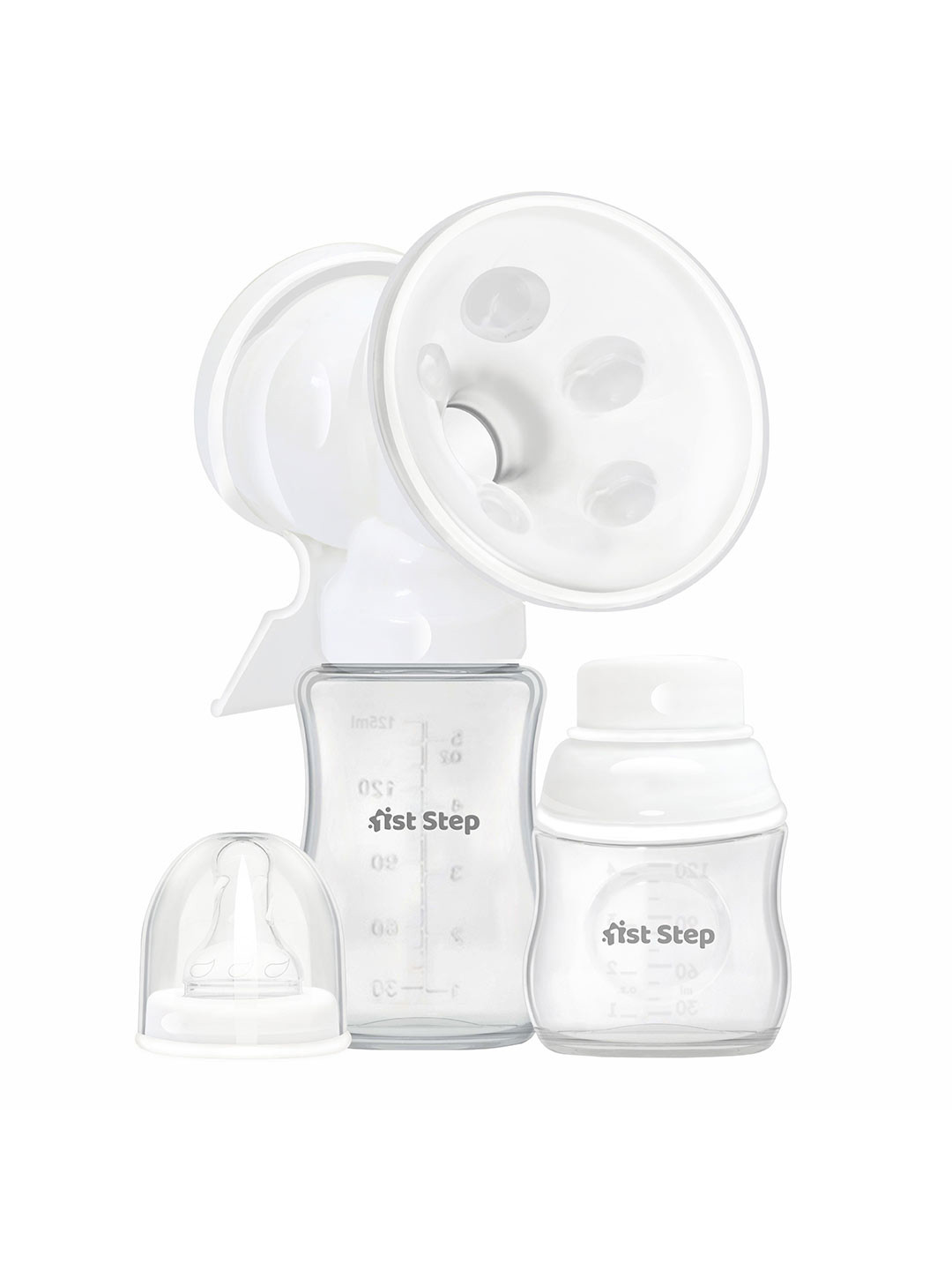 Buy 1st Step Kids White Solid Manual Breast Pumps With 2 Feeding