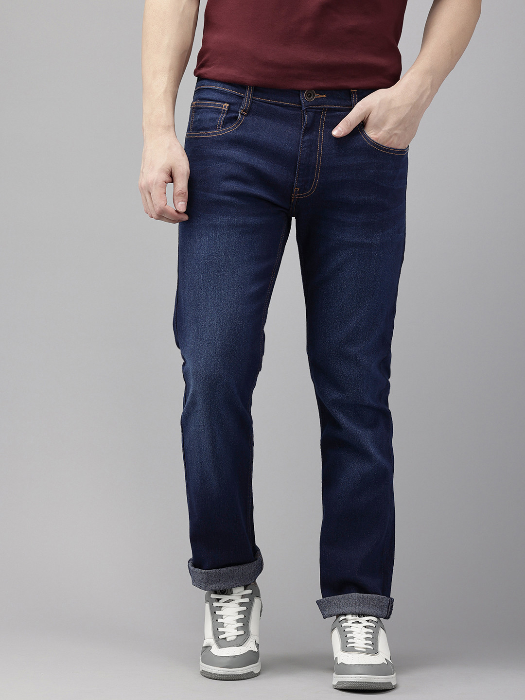 Pepe Jeans STRAIGHT UHW - Jeans a sigaretta - denim/blu denim