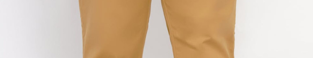 Buy John Pride Plus Size Men Mustard Yellow Chinos Trousers - Trousers ...