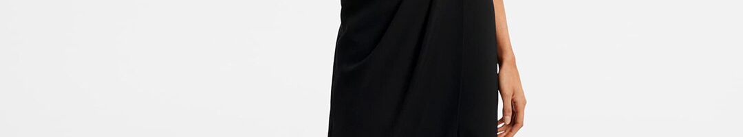 Buy Forever New Black Midi Dress - Dresses for Women 18774342 | Myntra