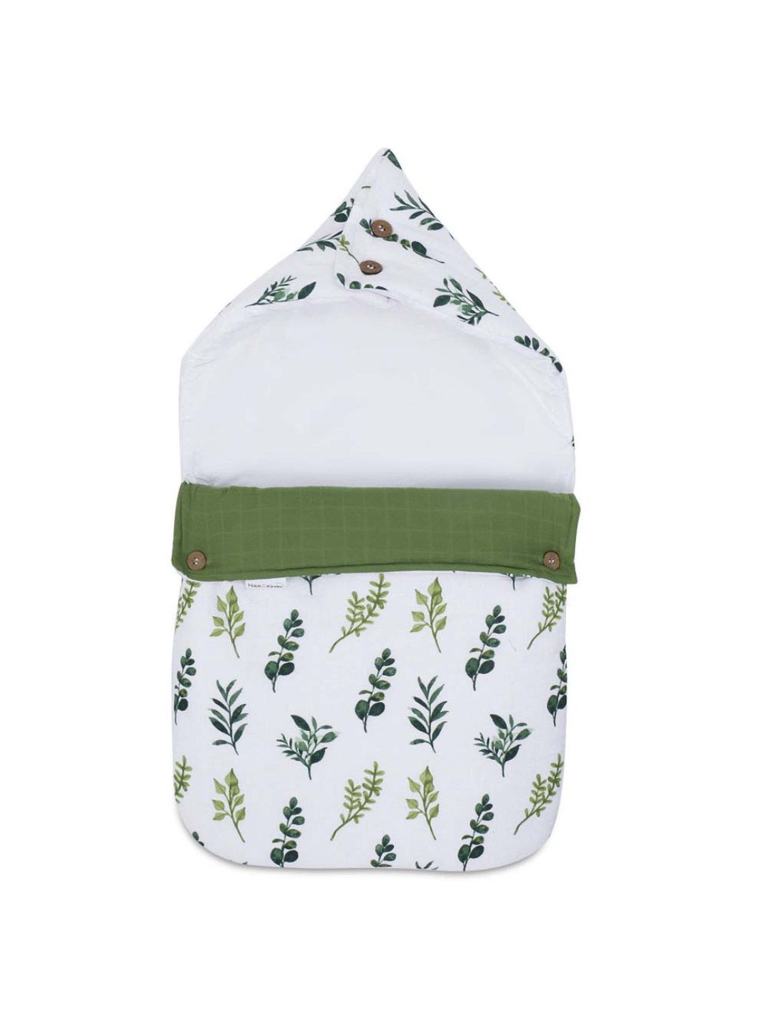 Buy Haus & Kinder Infants Green & White Printed Baby Sleeping Bag