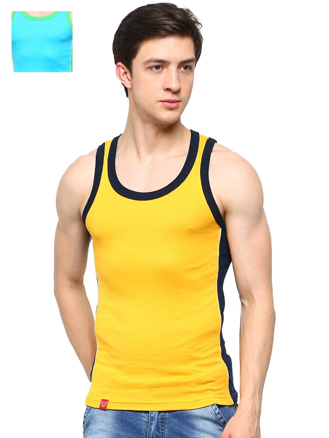 Buy Zoiro Men Pack Of 2 Innerwear Vests Trento 0095 Innerwear Vests for Men 1878437 Myntra