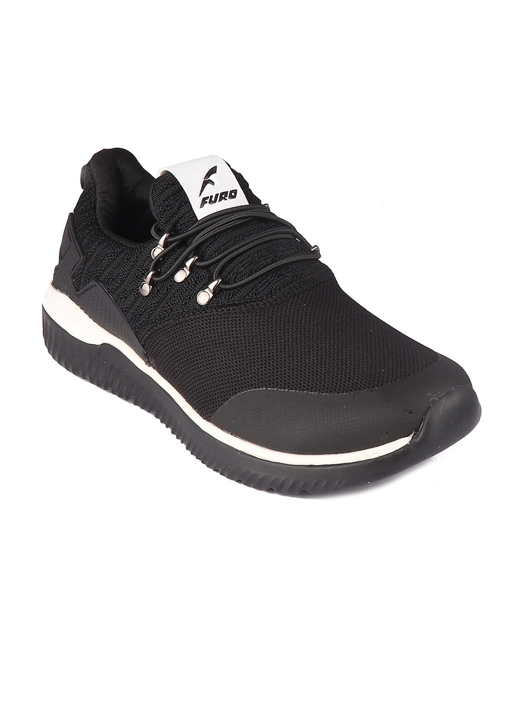 Buy FURO By Red Chief Men Black Mesh Running Shoes Sports Shoes for