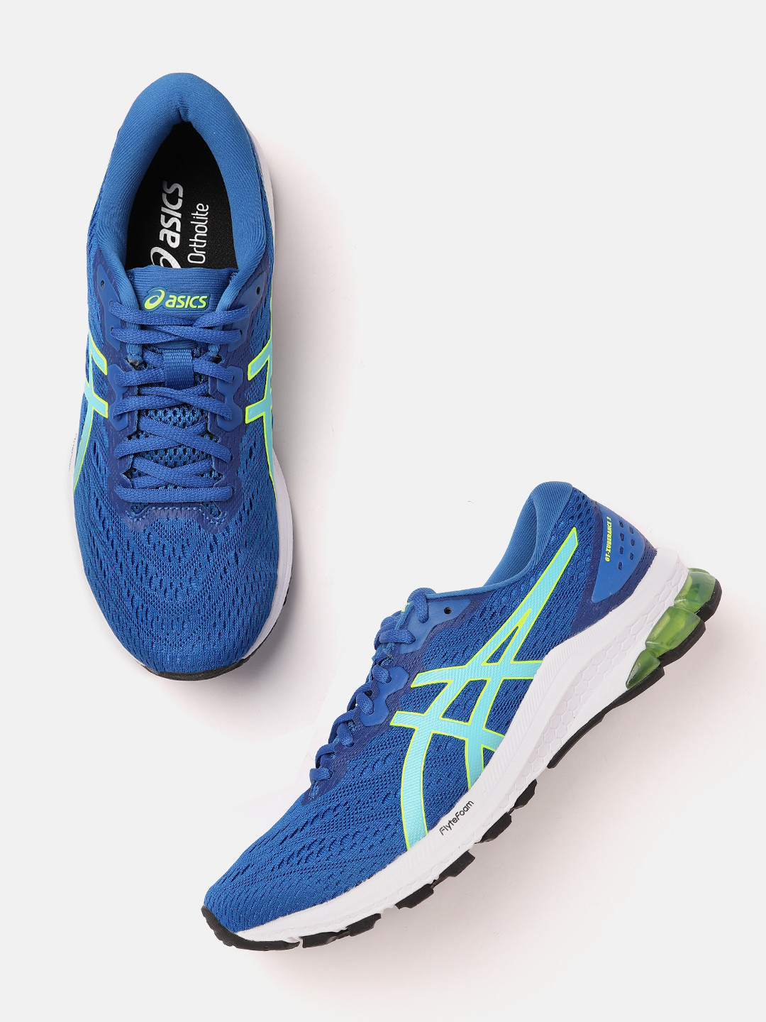 Buy ASICS Men Blue Woven Design GT Xuberance 2 Running Shoes Sports