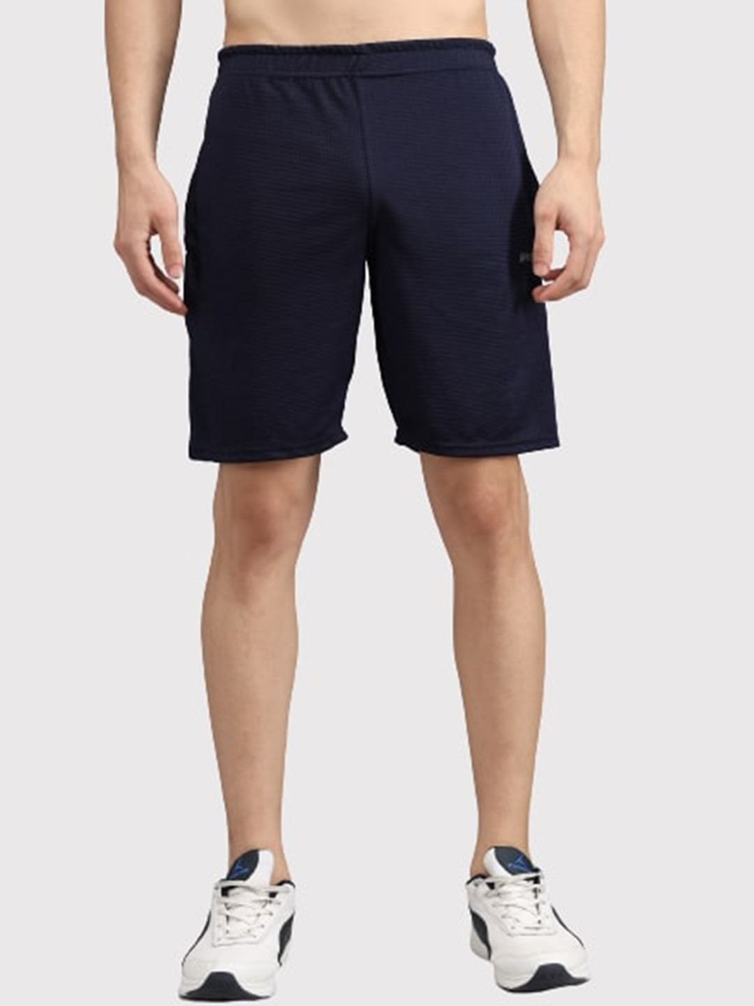 Buy PockMAN Men Blue Training Or Gym Sports Shorts With Antimicrobial