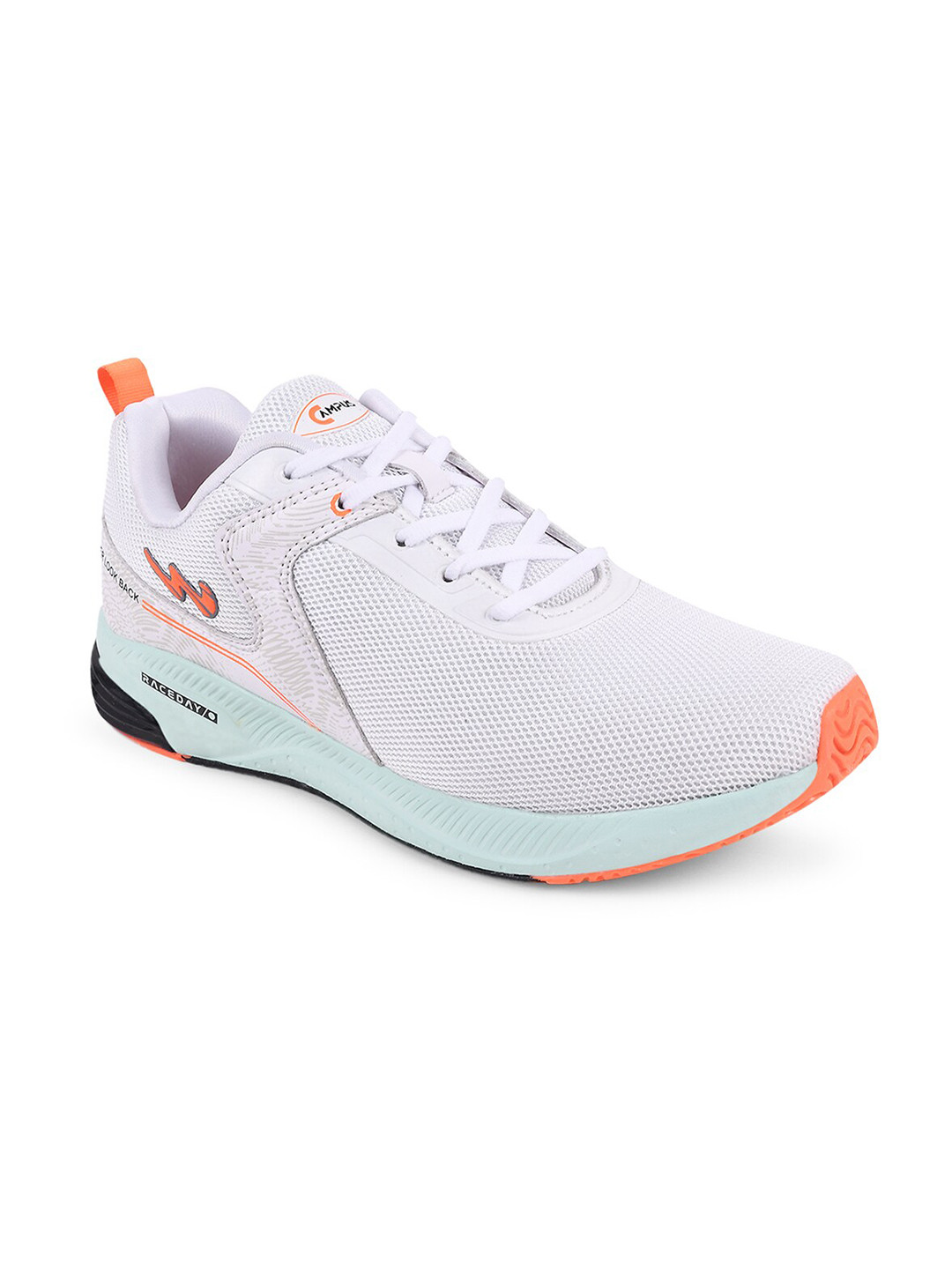 White running shoes for school clearance