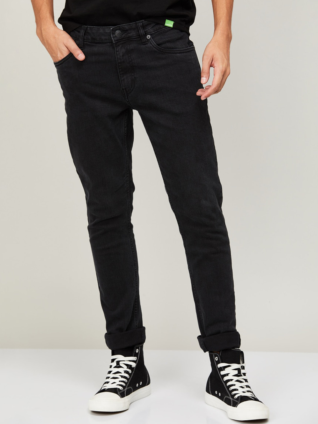 Buy Fame Forever By Lifestyle Men Black Jeans Jeans for Men 18795842
