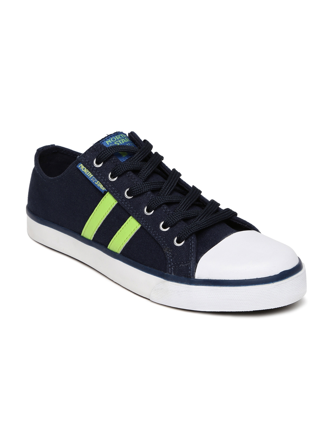 north star white canvas shoes