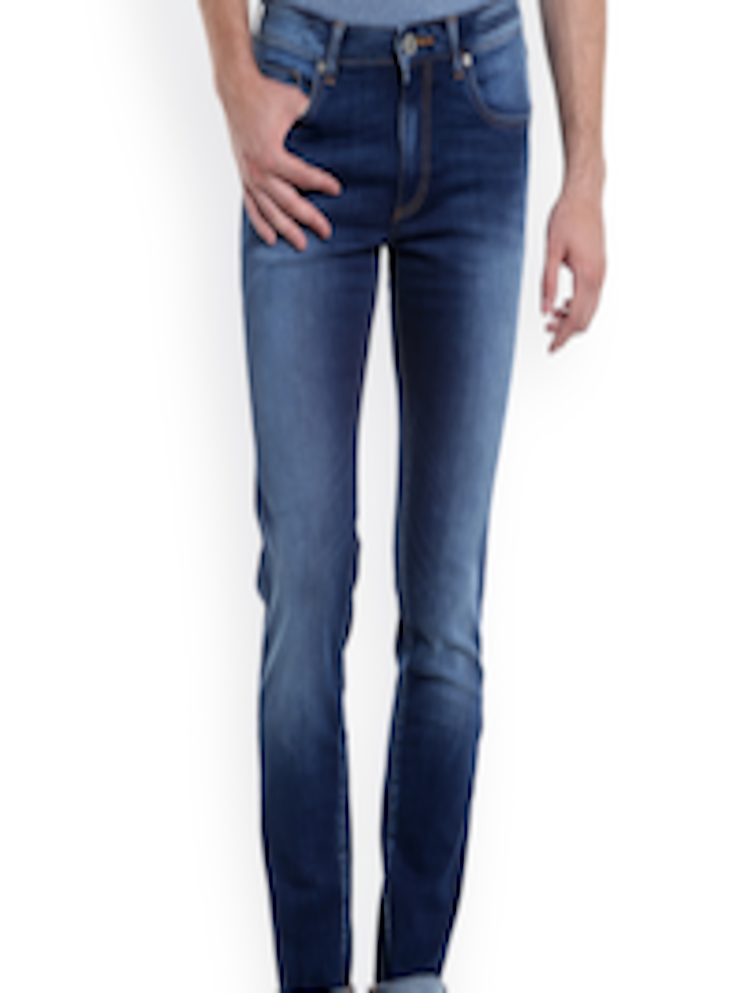 Buy Jack & Jones Men Blue Skinny Fit Low Rise Stretchable Jeans - Jeans ...