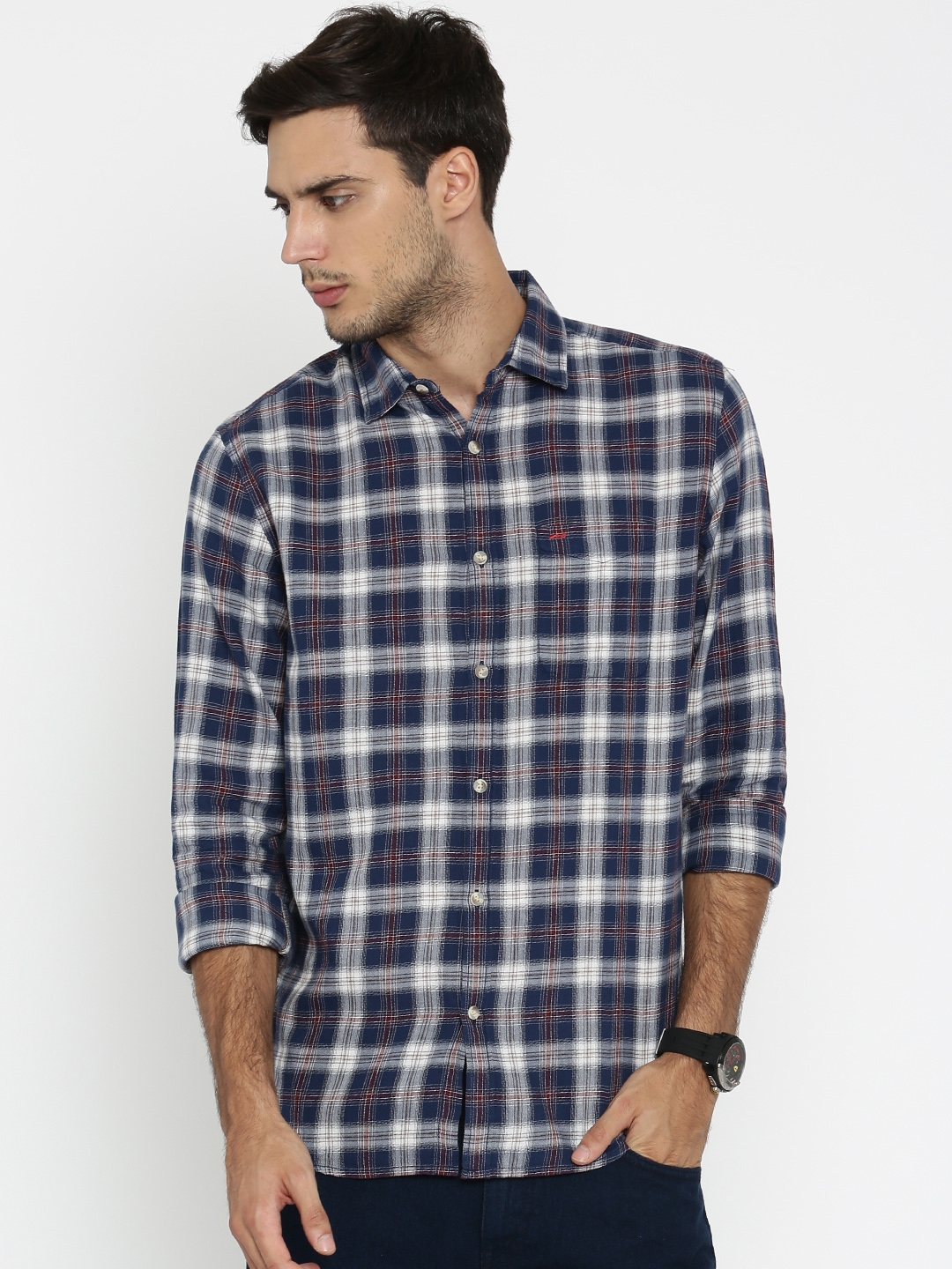 jack and jones checked shirt
