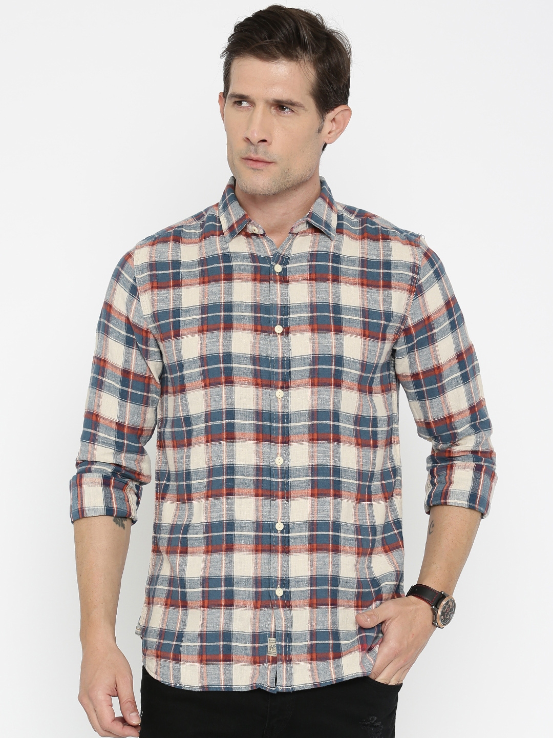 jack and jones checked shirt