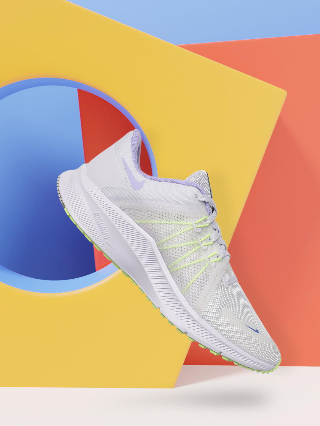 Buy Nike Women White NIKE QUEST 4 Running Shoes Sports Shoes for