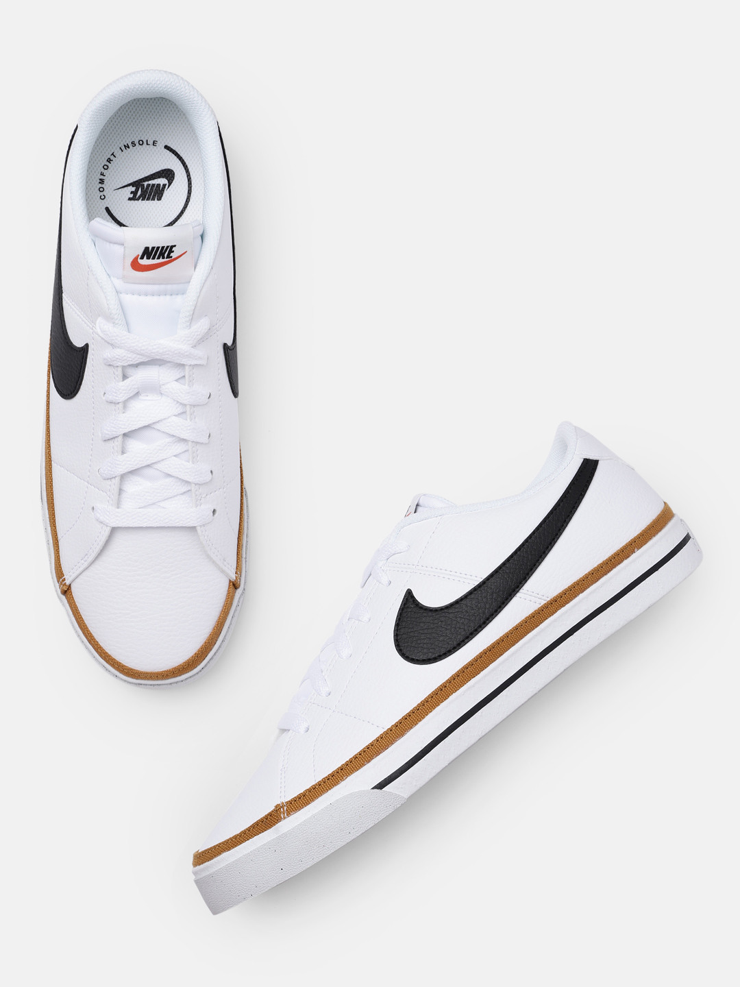 mens white nike casual shoes