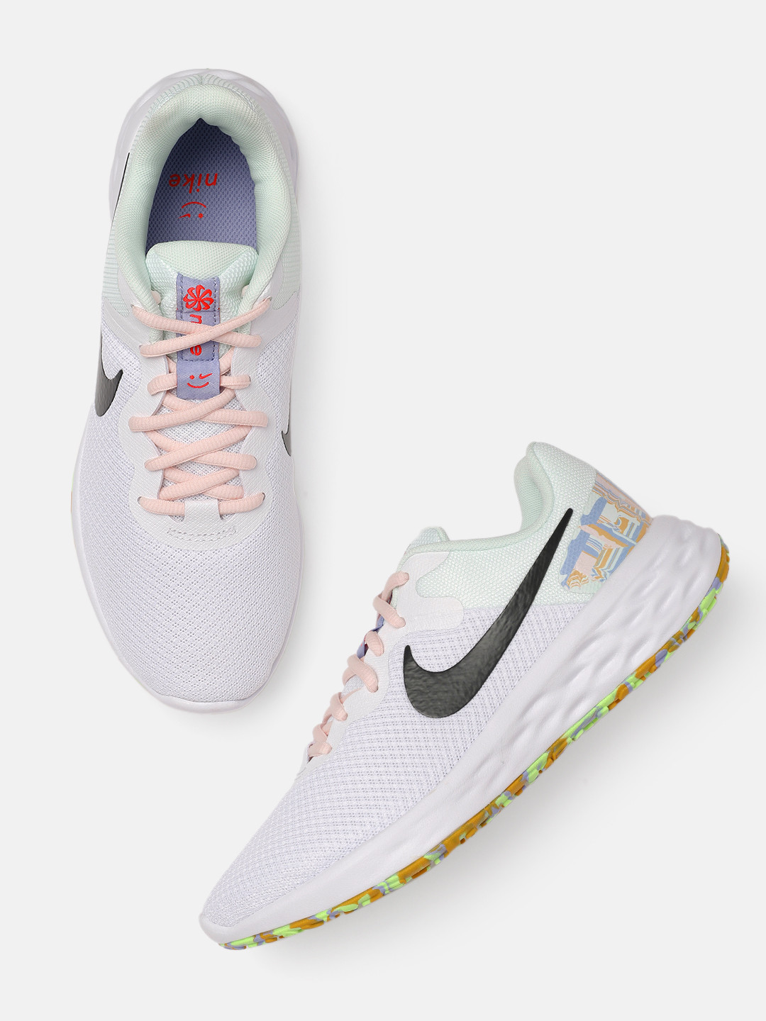 Buy Nike Women White REVOLUTION 6 Running Shoes Sports Shoes for