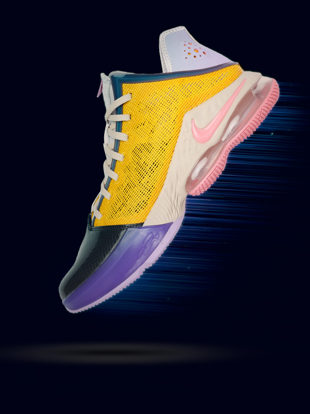 mens purple nike basketball shoes