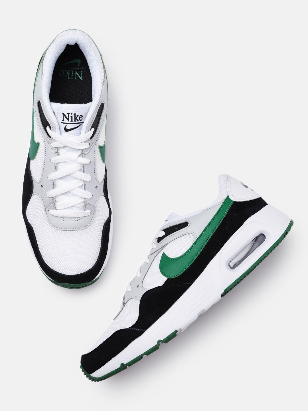 mens white leather nike shoes