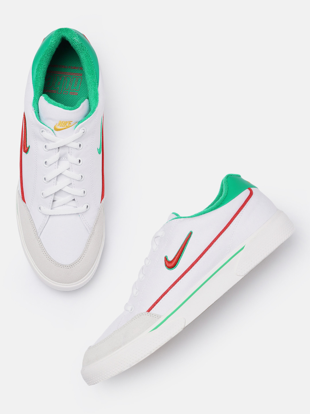 mens white nike casual shoes