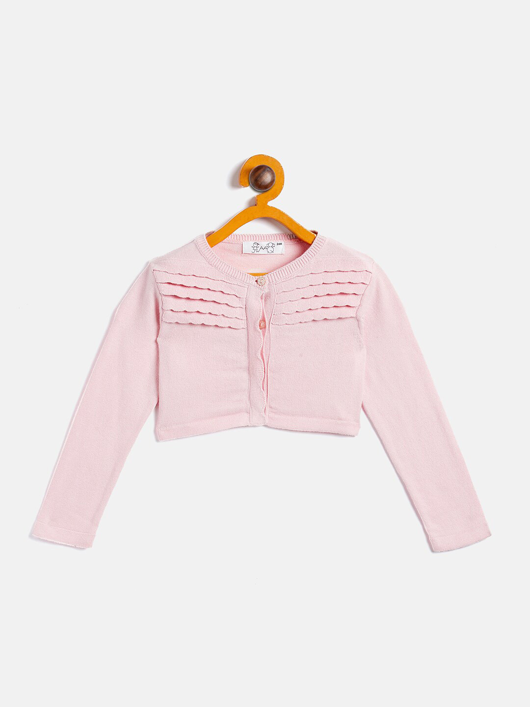 Buy JWAAQ Girls Pink Crop Shrug Shrug for Girls 18806692 Myntra