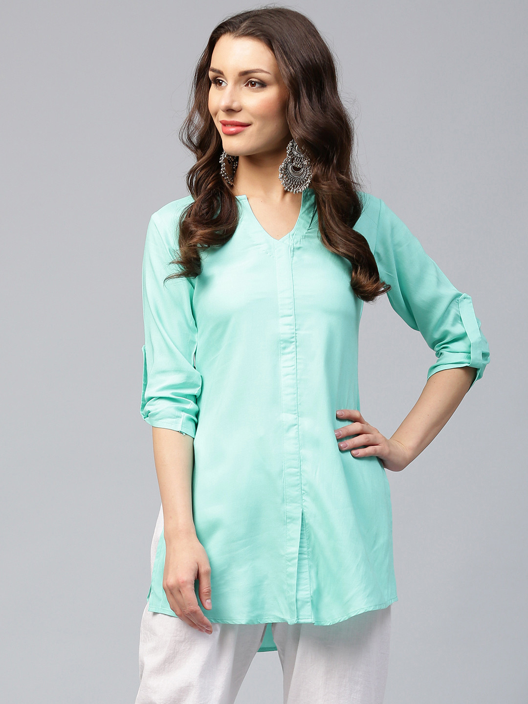 Buy Libas Sea Green Kurti Kurtis for Women 1881633 Myntra