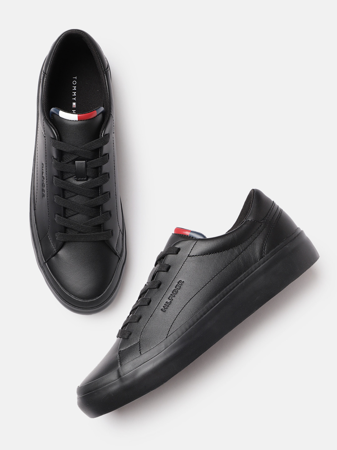 Tommy Hilfiger Black Polyurethane Men Sneaker main image 0