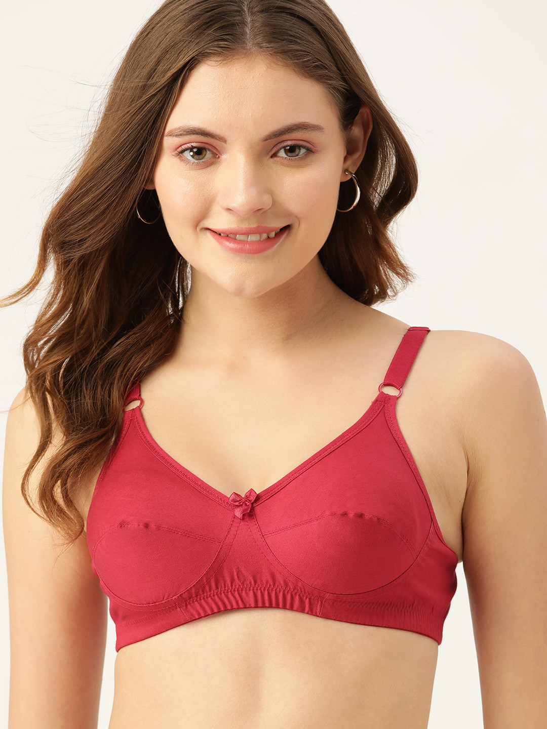 Buy DressBerry Maroon Solid Bra Bra for Women 18823376 Myntra