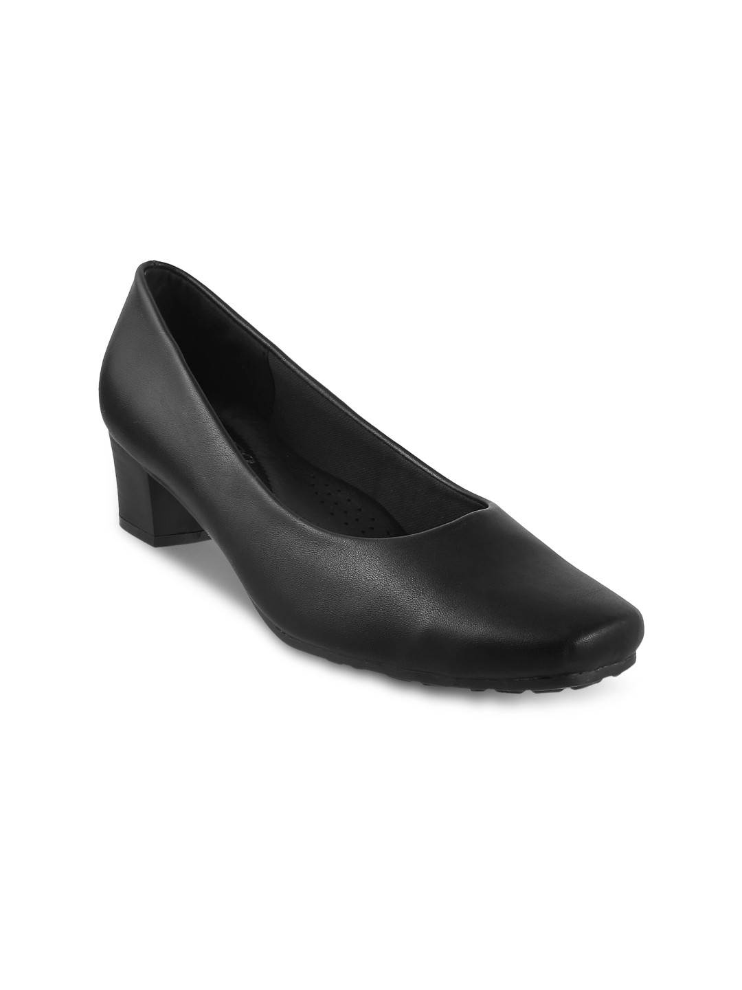 Buy Metro Women Black Solid Heels Heels for Women 1882373 Myntra