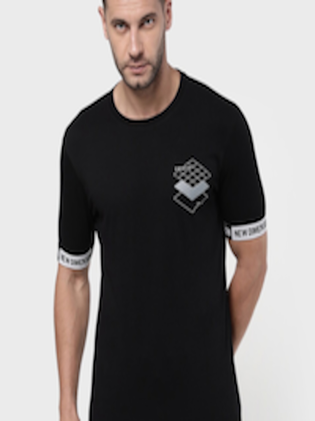 Buy R&B Men Black Polo Collar T Shirt - Tshirts for Men 18827300 | Myntra
