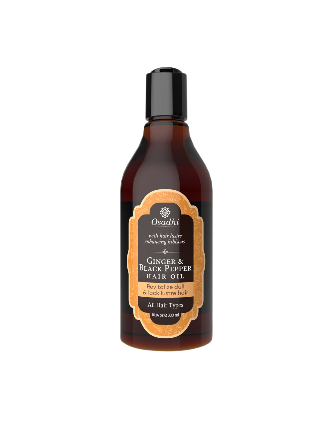Buy Osadhi Ginger & Black Pepper Hair Oil With Hibiscus 300 Ml Hair