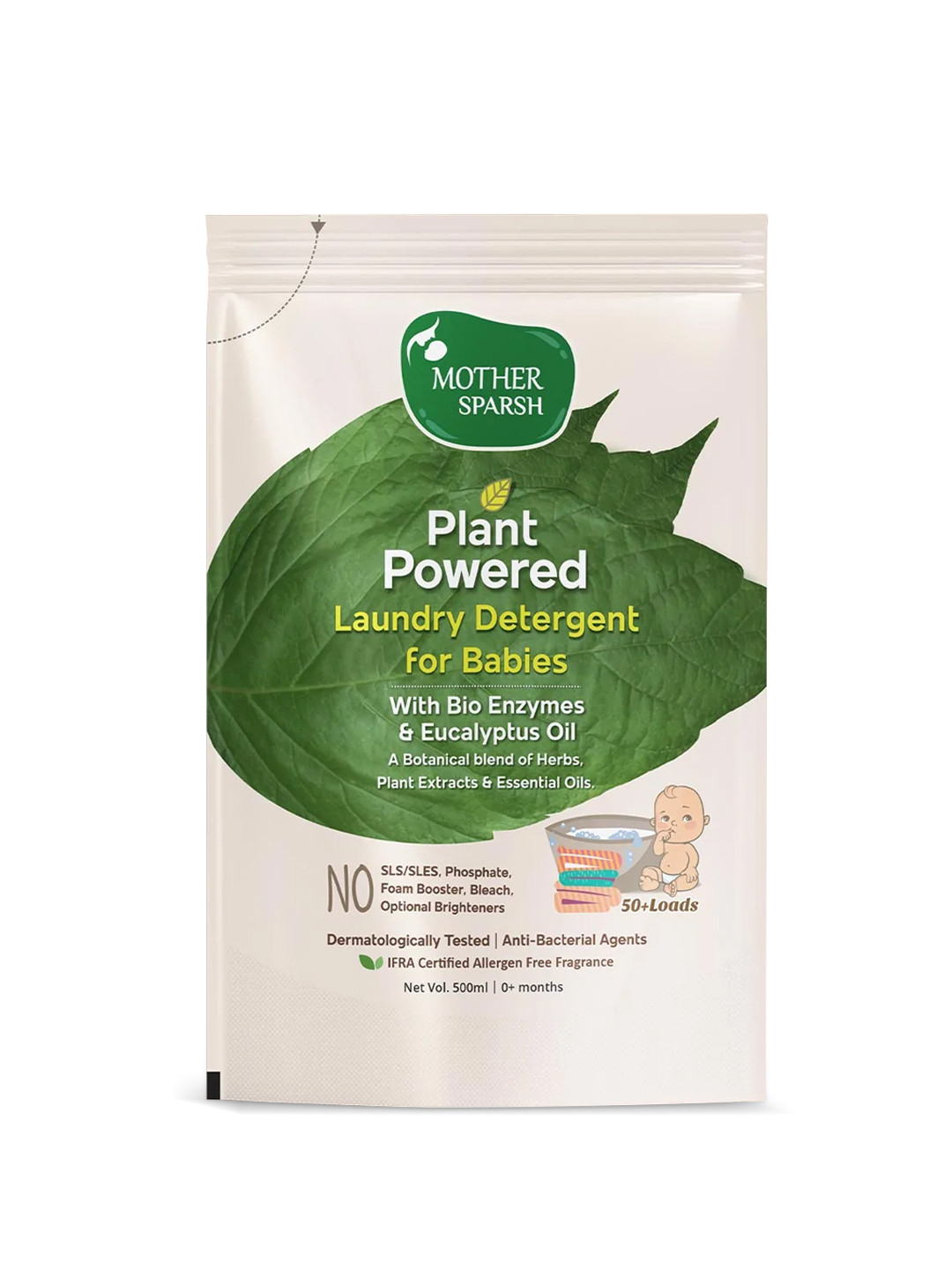 Buy Mother Sparsh Baby Plant Powered Laundry Liquid Detergent Refill