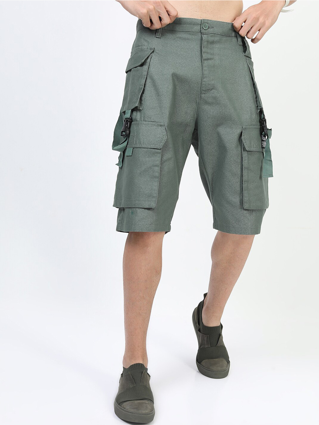 Buy KETCH Men Green Shorts - Shorts for Men 18833844 | Myntra