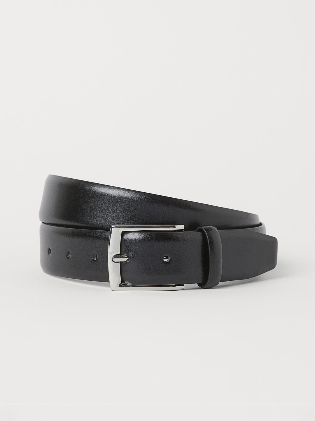 Buy H&M Men Black Leather Belt Belts for Men 18834828 Myntra
