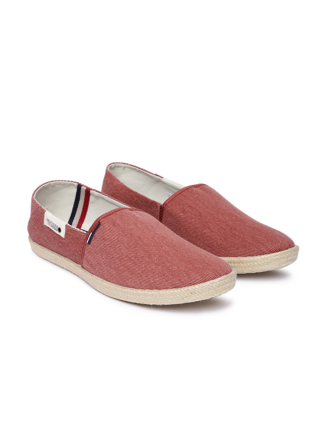 Buy Tommy Hilfiger Men Brick Red Espadrilles Casual Shoes for Men