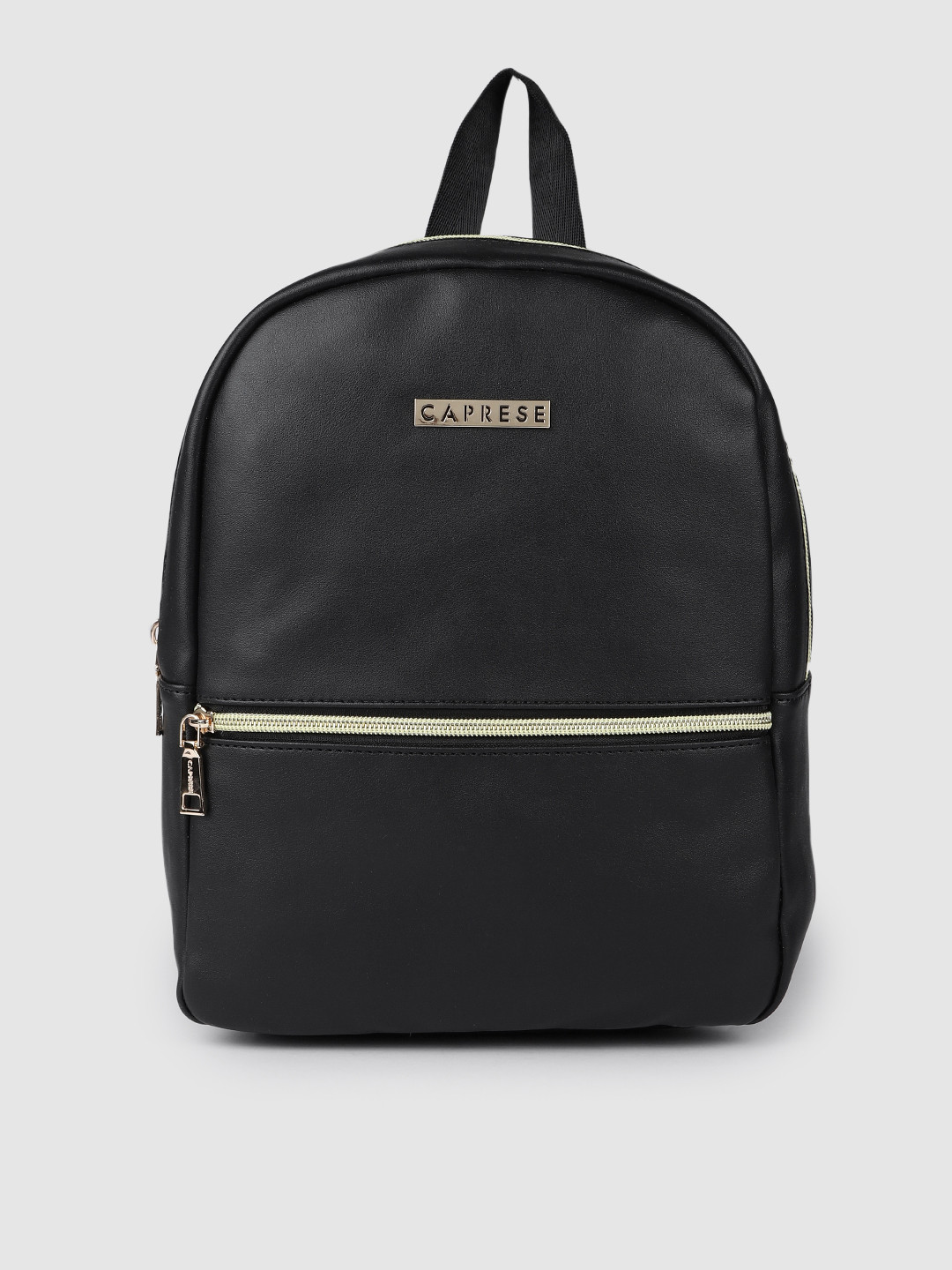 Buy Caprese Women Black Solid Backpack Backpacks for Women 18837340 Myntra