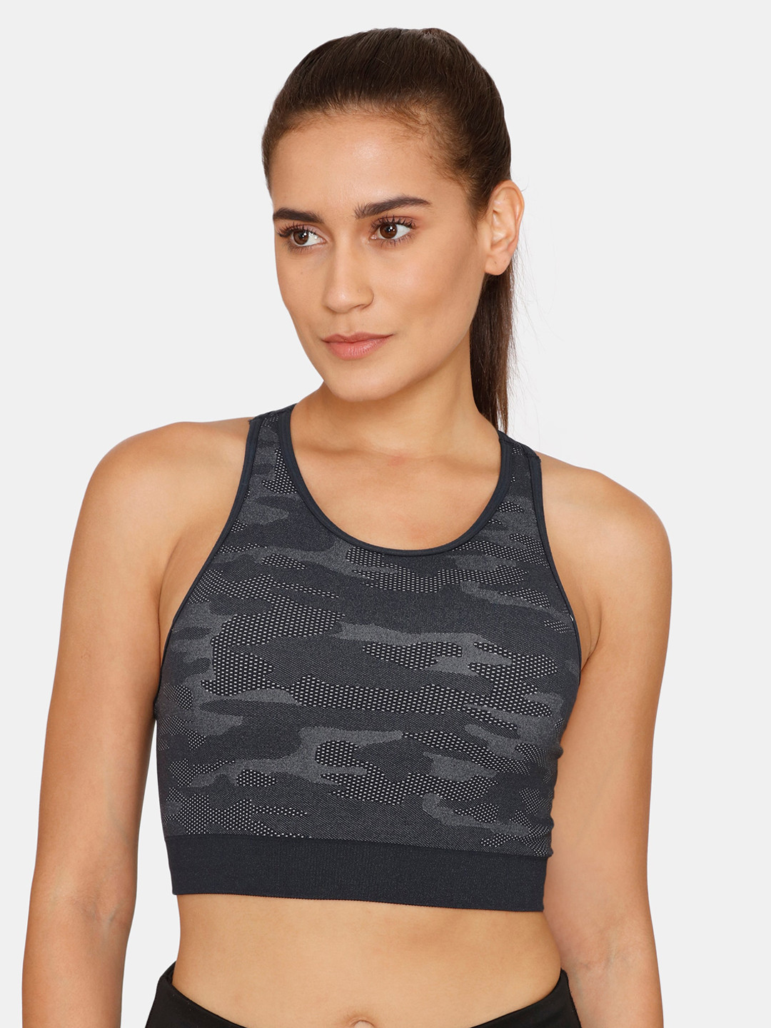 Buy Zelocity By Zivame Women Blue Sports Bra Bra for Women 18843476