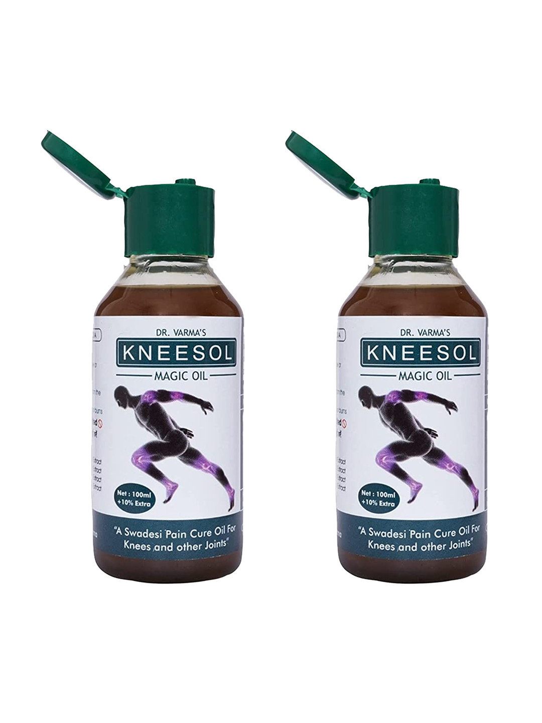 Buy Kneesol Set Of 2 Magic Knee & Other Joints Pain Relief Oil 110 Ml