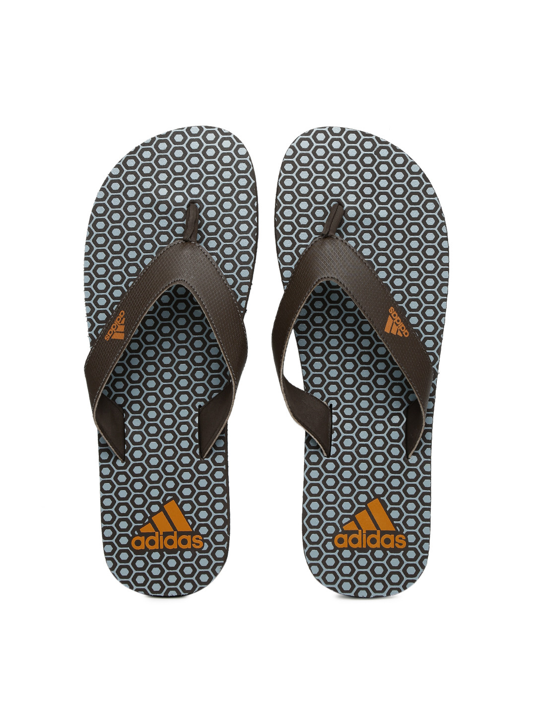 adidas flip flops grey