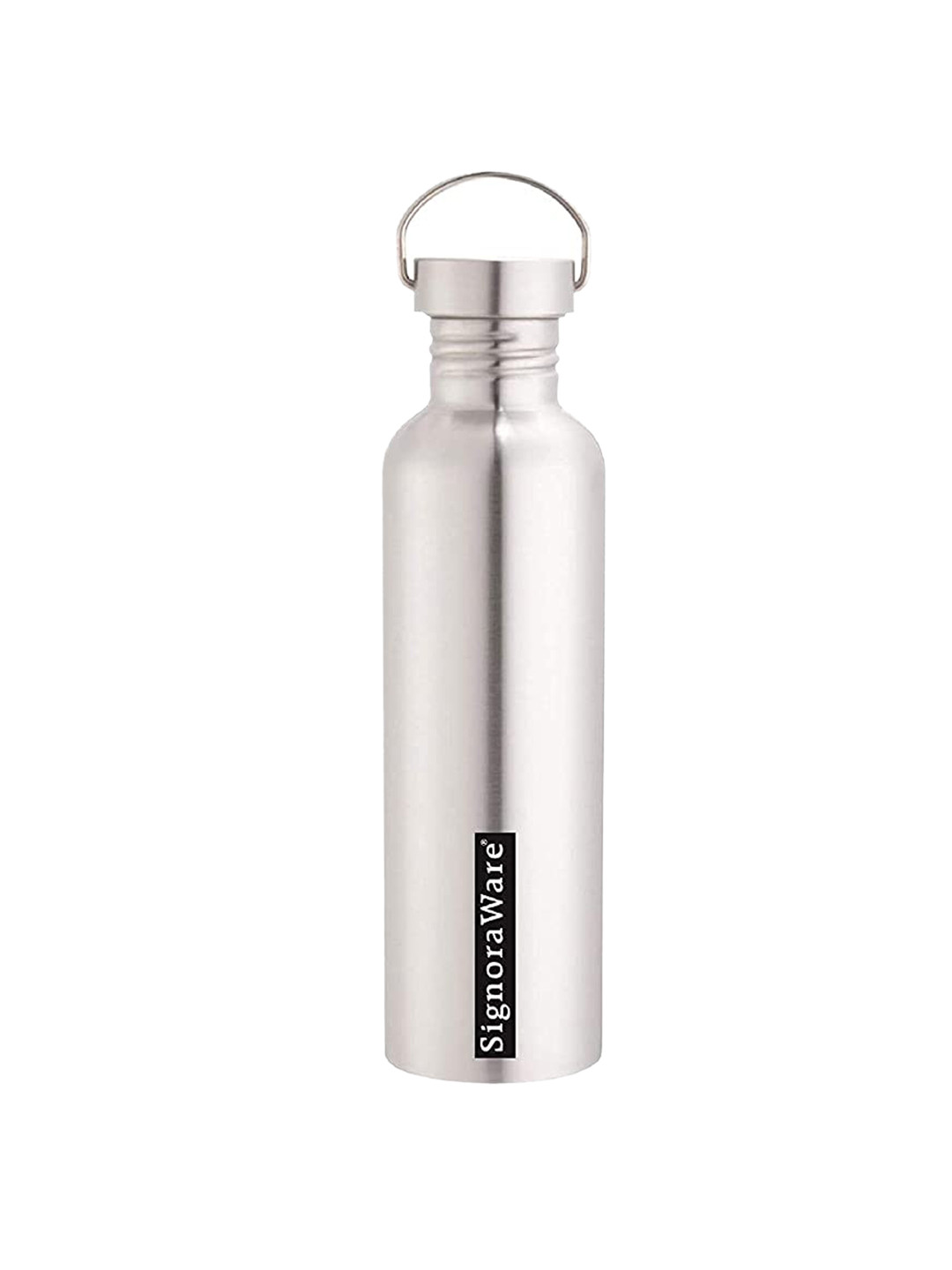 Buy SignoraWare Silver Toned Solid Water Bottle - Water Bottle for ...