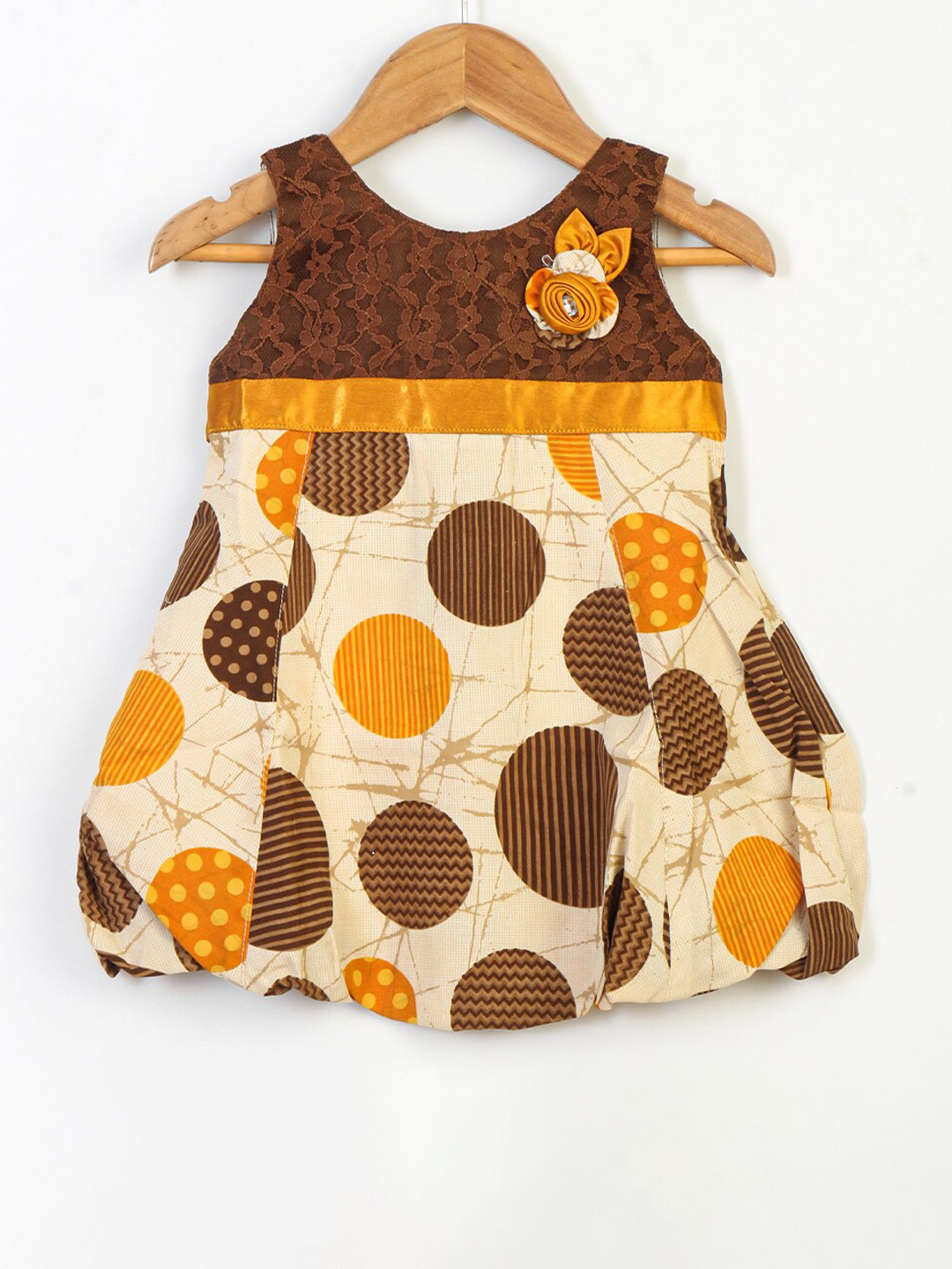 Buy Enfance Brown Floral Maxi Dress Dresses for Girls 18854394 Myntra