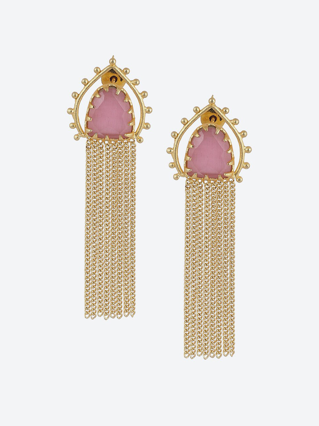 Buy Biba Pink Contemporary Drop Earrings Earrings for Women 18854834