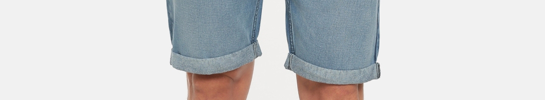 Buy People Men Blue Denim Shorts - Shorts for Men 1885847 | Myntra