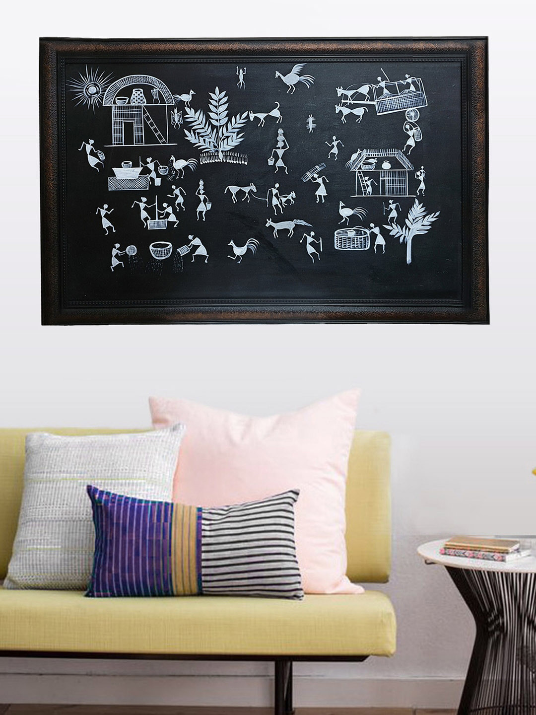 Buy Gallery99 White Handmade Canvas Oil Painting Wall Art Wall Art