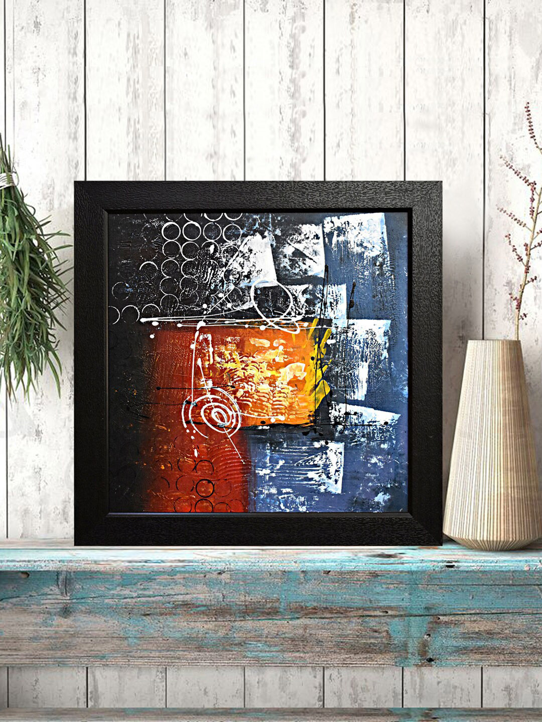 Buy Gallery99 Brown Abstract Handmade Oil Painting Wall Art Wall Art