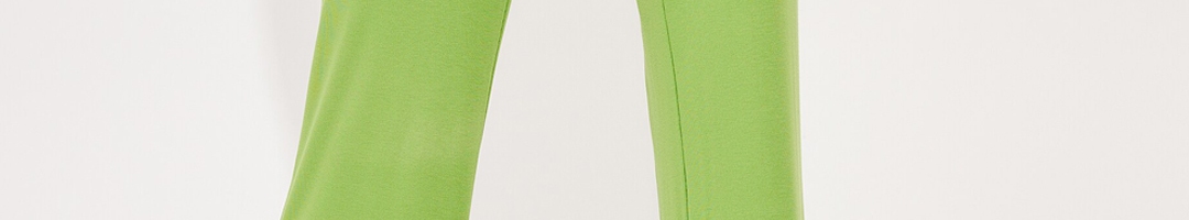 Buy URBANIC Women Green Trousers - Trousers for Women 18867330 | Myntra